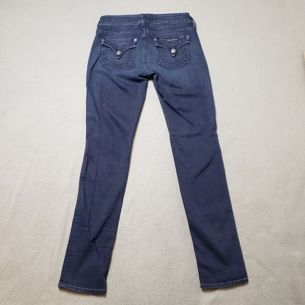 Hudson jeans mid rise collin skinny - flap pocket jeans size 28